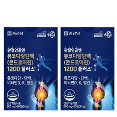 종근당 관절연골엔 뮤코다당단백 콘드로이친1200 플러스 소연골 관절건강, 120정, 1세트