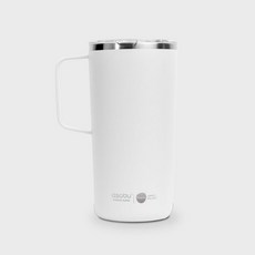 캐나다 아소부 세라믹 스텐 진공 보온보냉 타워머그 600ML 화이트 195174, 캐나다 아소부 세라믹 스텐 진공 보온보냉 타워머그 60