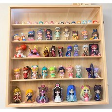 쇼케이스 장식장 미니 피규어 진열장 장식장 수납함, 1개, 6. 7단 여닫이문 바닥 높이 10