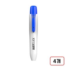 모리스)저스트클릭 화이트보드마카(L/3.0mm), 4개, 청색/DN2218220