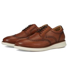 [미국수입정품] 플로쉐임 Florsheim Launch 윙팁 옥스포드 남성용 옥스포드 코냑. 11 넓은 발볼 292832