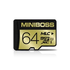 미니보스 블랙박스용 마이크로SD MLC 메모리카드, 64GB, 2개