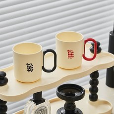 洗漱杯可愛家用簡約學生防摔加厚牙缸牙具兒童學生刷牙杯洗漱杯子, 可愛大眼腳杯-藍, 1個