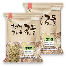 햇쌀푸드 햇 잡곡 중국산 청차조 차좁쌀 10kg(5kg 2개) 좁쌀 차조 수입 녹색 조 녹색좁쌀 차조쌀, 2개