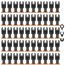 50/20/10pcs 고탄소강 44MM 스윙 톱날 원형 아크 블레이드 멀티 블레이드 톱날 다기능 톱날, 03 black 50pcs