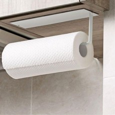 주방 수납 키친타올걸이 무타공 행주 수건걸이 주방걸이용품 주방걸이 키친타올꽂이 키친타월걸이, 1개, 화이트