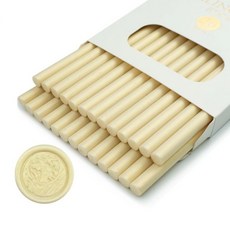 왁스 씰 스틱 Ioggtser 20PCS 미니 글루건 왁스 씰 스탬프용 스틱 청첩장용 씰링 왁스 스틱 카드 봉투그레이 블루, 26 PCS Pearl Gold