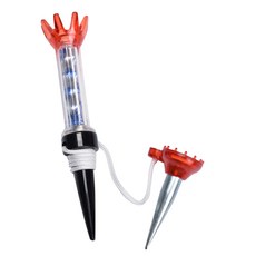 [골프면세점] 플라스틱 자석티 5개 set 마그네틱 롱티 숏티 세트, 레드