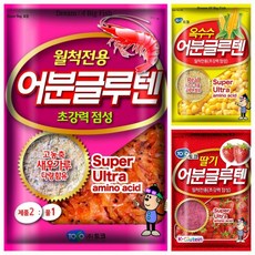 [낚시장터] 토코 어분글루텐 딸기 옥수수 새우 월척전용 초강력 점성 고농축 떡밥, 1개