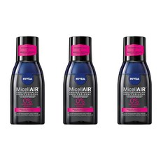 NIVEA MicellAir Skin BreaTHE 더 아이 메이크업 리무버 125ml - 방수 마스카라 제거 홍차 및 드라이 오일이 함유된 미셀라 워터 민감한 눈을 위한 부드