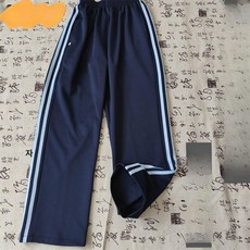 중학교 체육복 두줄 빅사이즈 운동복 봄 고등학교 여름 네이비블루 더블