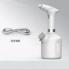 AURPERS 2L 家用電動噴壺 澆花/清潔/消毒/噴灑農藥, 1個, 新款900ML純白色, 純白色