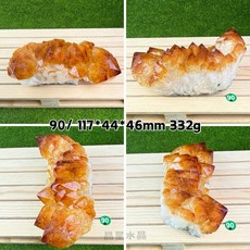 晶星 天然黃水晶簇, 1個, 90/ 117*44*46mm 332g