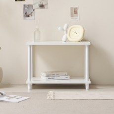 편안한가구 티아 선반 수납 2단 3단 4단 5단 다용도 진열대 선반장 장식장 펜트리, 화이트