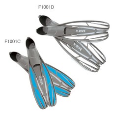 V.DIVE 威帶夫 浮潛/深潛短蛙鞋 F1001/FW1001 系列, FW1001D(白皮-白42/43)