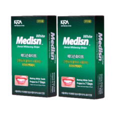 뉴 메디슨화이트 셀프 치아미백 패치 - 효과확실 2주 14일분 28패치 - 치아개선도 91% 1위, 2개