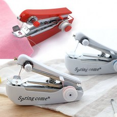 휴대용 수동 미니 재봉틀 핸드형 가정용 수선 미싱기 봉제기 한땀 바느질 소형 색상랜덤, 상세페이지 참조, 상세페이지 참조, 상세페이지 참조