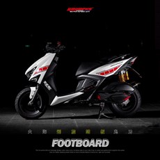 GOWORKS 六代戰 火海鬼刃 勁戰7 飛炫踏板，自動彈跳飛旋踏板，通用KRV勁戰腳踏後腳踏彈跳黑化, 金, 1個