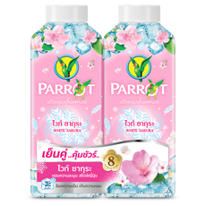 패롯 보타니칼스 쿨링파우더 화이트사쿠라 정식수입 태국 국민비누 Parrot Perfume Cooling Powder White Sakura, 2개, 260g