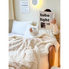 겨울이불 극세사 따뜻한 두꺼운 양털 호텔 담요