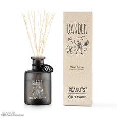 FLAVOUR 史努比花生漫畫系列香氛擴香 - FOREST 橡木麝香, 1個, Garden－琥珀花香調