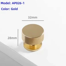 패션 캐비닛 손잡이 둥근 서랍 주방 도어 핸들 옷장 당겨 가구 장식 하드웨어, 02 1-Gold