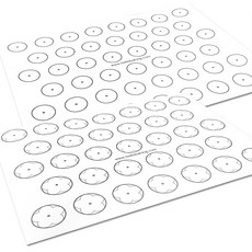 헬로베이킹 New 마카롱도안(양면 PP재질) 마카롱밑지 마카롱패드, A타입, 1개