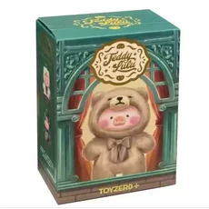 루루 돼지 테디베어 장난감 매장 랜덤박스 봉제인형 틴캔 선물 레트로 스타일 수집용 피규어, 14 1.0 Randomly 1