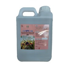 5리터 듀립 NPK 액제 질소 11% 인산 9% 가리 8% 고토 1.6% 철 0.04% 구리 아연 붕소 망간 몰리브덴 영양공급 4종복합비료, 1개, 5L