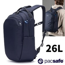 Pacsafe 防盜背包 26L，V系列防盜電腦背包，適用16吋筆電，安全防搶設計