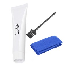 스피릿 솔을 위한 트레드 벨트 데크 윤활제의 피트니스 트레드밀 튜브 클리닝 천과 브러시가 포함된 100% 실리콘 오일 윤활제 PN N020001 1개, 1pcs