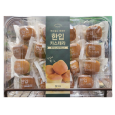 수수마켓 부드럽고 촉촉한 한입 카스테라, 20g, 32개