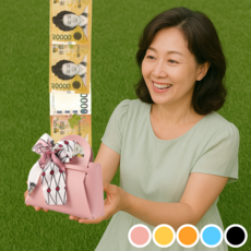 로디문 특별한 날 용돈박스 세트 반전 선물 가방, 1개, 핑크