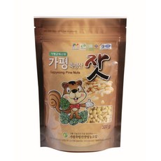 가평군농협 유기농 국산 가평잣 2025년 햇잣 황잣 백잣 봉지 지퍼 300g, 1개