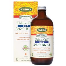 FLORA Udos 精選油 Dha 3-6-9 混合, 1瓶, 500ml