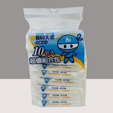 康乃馨寶貝天使潔膚濕巾 10抽x10包入超值組, 1個