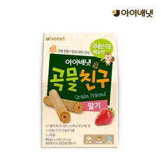 아이배냇 곡물친구, 딸기6, 40g, 1개