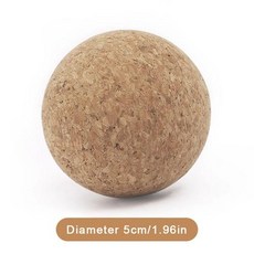 코르크 마사지 볼 백 발 요가 장력 방출 치료 근막 이완 트리거 포인트, 1)5cm