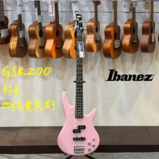 IBANEZ GSR200 四弦 電貝斯 粉色 主動式 P J BASS, 1個