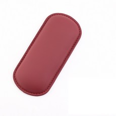 라이트닝웍스 자동차 천연가죽 무릎 보호 쿠션 패드, 1개, 레드