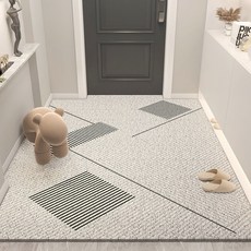 혜신 입구 문 현관 코일 매트 북유럽 패턴 바닥 발매트, 1개, A(80*120CM)