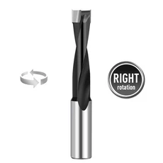 XCAN 목공 드릴 비트 10mm 생크 2날 좌/우회전 포스너 길이 초경 로우 (목재용, 14 9mm, 01 Right