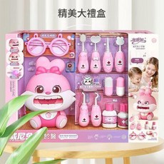 威尼斯兔 兒童小兔牙醫套裝 模擬看牙刷牙 附帶音樂故事, 小萌兔牙醫套裝禮盒裝, 1套