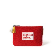 국내백화점 마스마룰즈 에코백 Basic pouch _ 포그니 Red 가방 보부상백 (BK파우치증정)