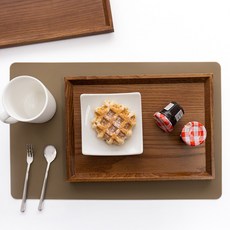 국산 우드 트레이 애쉬 나무 측면사선 일반형 쟁반, 1개, 애쉬측면사선