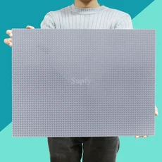 48*64 도트 블록 베이스 플레이트 DIY 조립식 벽 브랜드 호환 어린이 선물 장난감, 07 Light grey