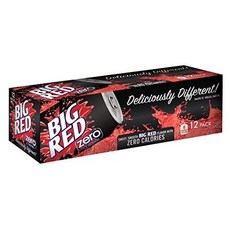 빅 레드 | 제로 | 냉장고 팩 캔 | 제로 칼로리 | 12 Big Red | Zero | Fridge Pack Cans | Zero Calories | 12 fl. oz (12, N/A, 355ml