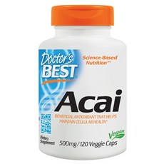 Doctor's BEST 巴西莓素食膠囊 500mg, 120顆, 1罐