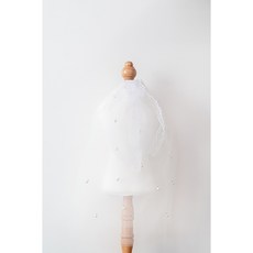 寵物婚紗裙 貓狗適用公主結婚禮服蓬蓬裙 柯基寫真造型服, 單頭紗（均碼，不含衣服）,5L（推薦51-65斤）, 1個