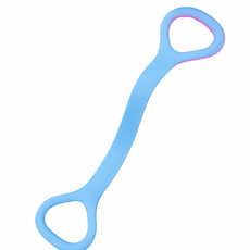 그린맆 홈트 8자형 스트레칭 요가밴드, 1개, 하늘색